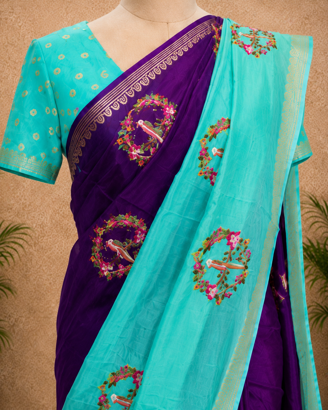 Tree Mango Banarasi Saree