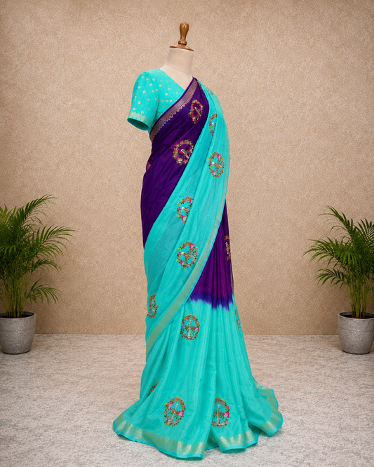 Tree Mango Banarasi Saree