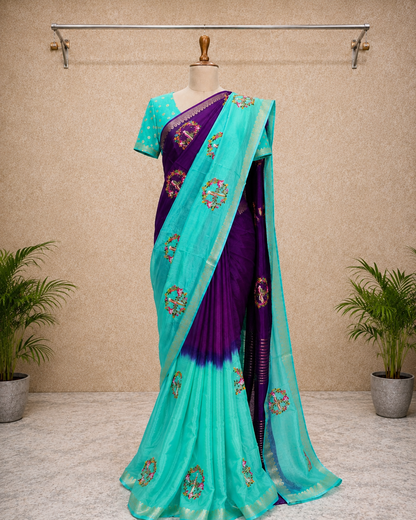 Tree Mango Banarasi Saree