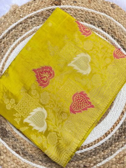Kalamkari printed saree with traditional floral and peacock motifs