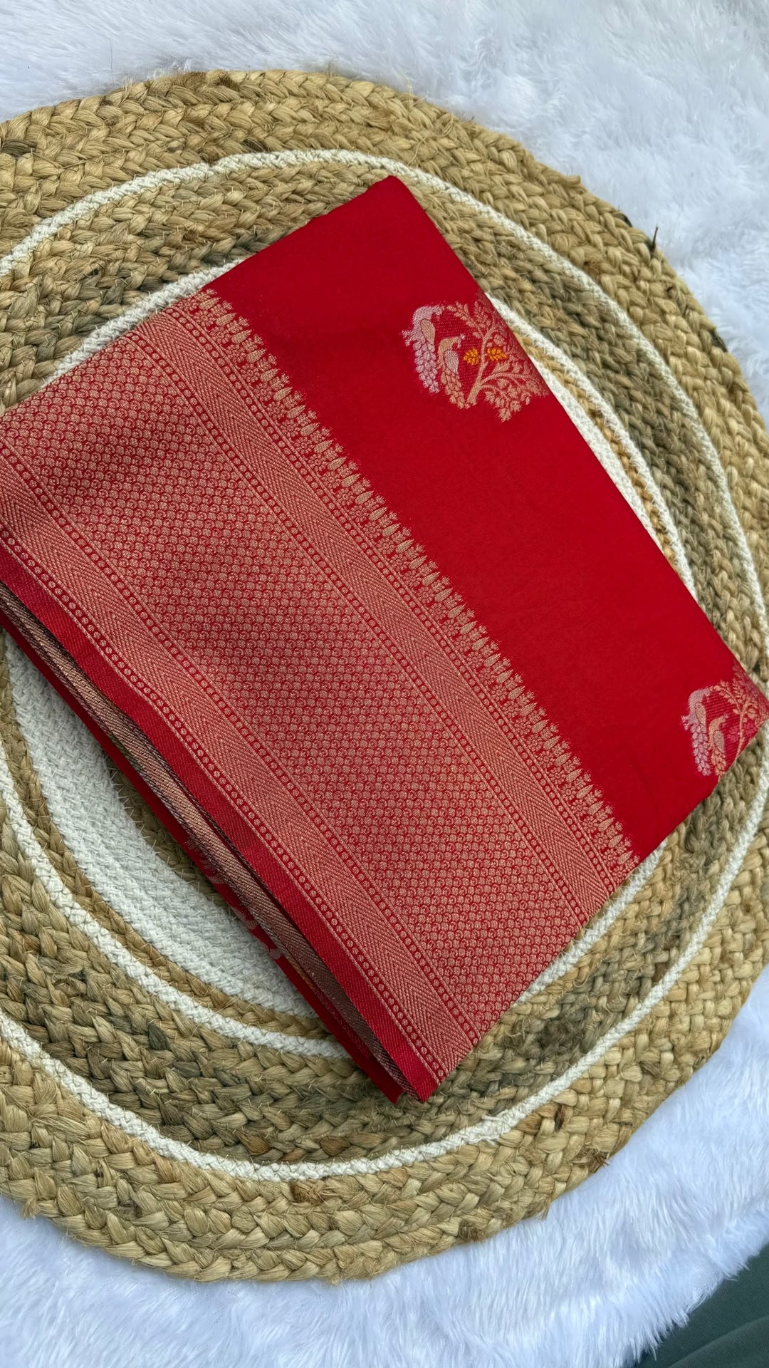 Premium mango silk saree video
