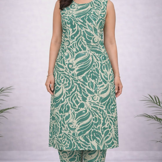 Sage Green Leaf Co-ord Set video