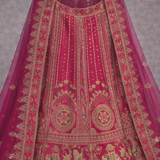 Rani Pink Bridal Lehenga video