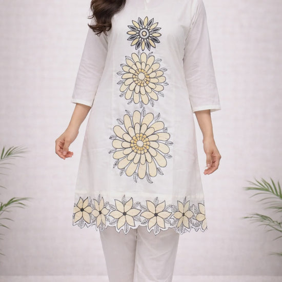 White Floral Co-ord Set video