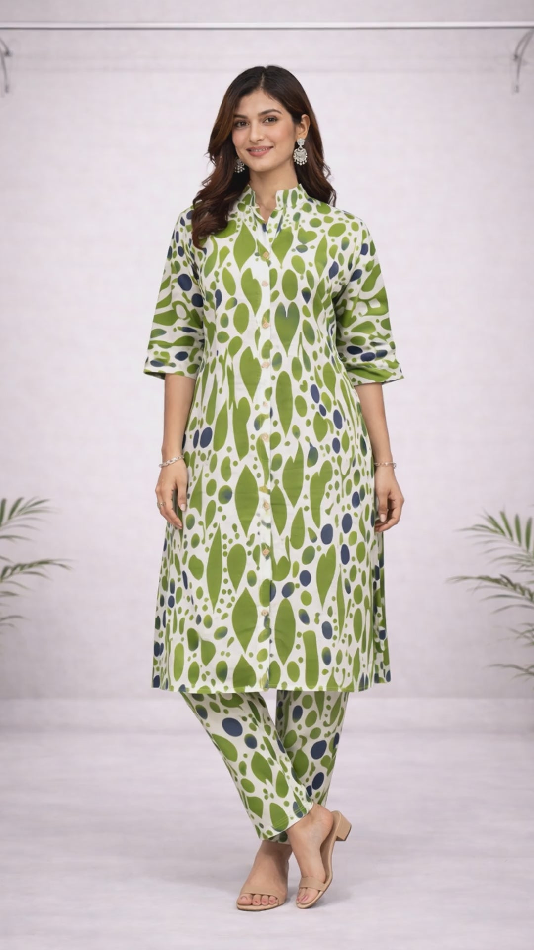Green and Sky Blue Co-ord Set video