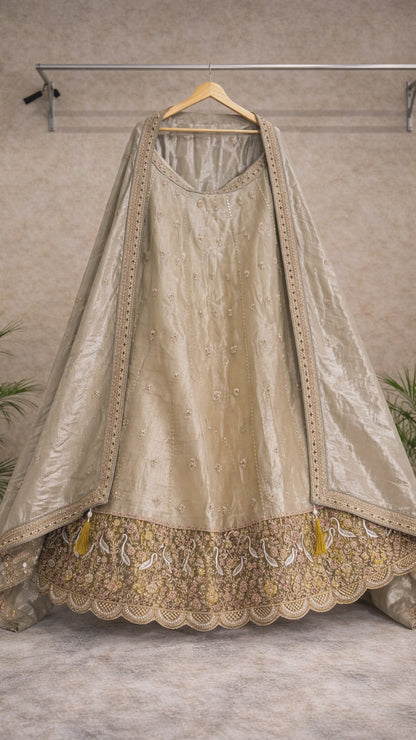 Champagne Gold Bridal Lehenga video