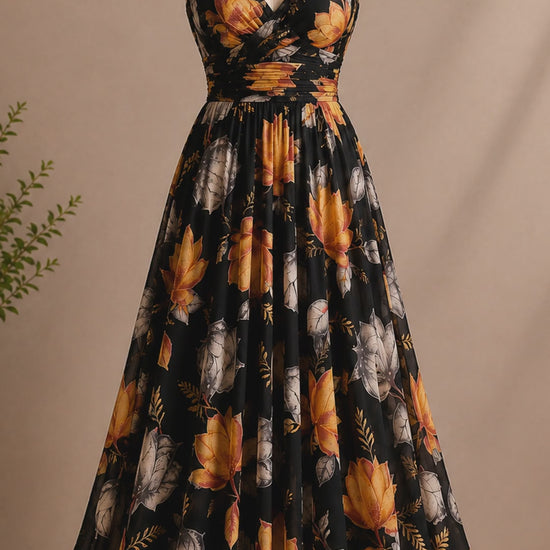 Golden Blossom Evening Gown video
