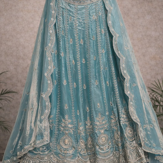 Blue Bridal Lehenga video