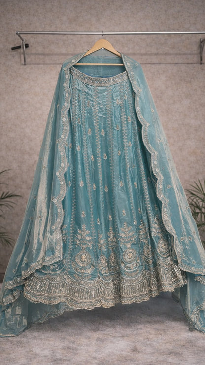 Blue Bridal Lehenga video