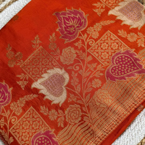 Kalamkari printed saree video