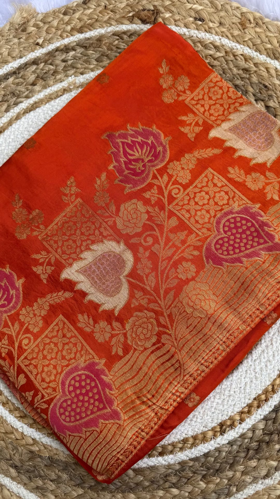 Kalamkari printed saree video